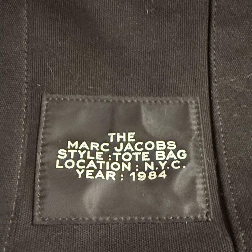 Marc Jacobs Black Tote with NYC Patch